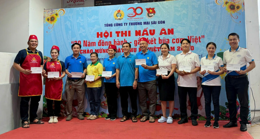 Công đoàn Công ty Bitahaco tham gia hội thi nấu ăn “30 năm đồng hành – Gắn kết bữa cơm Việt” chào mừng Ngày Phụ nữ Việt Nam 20/10