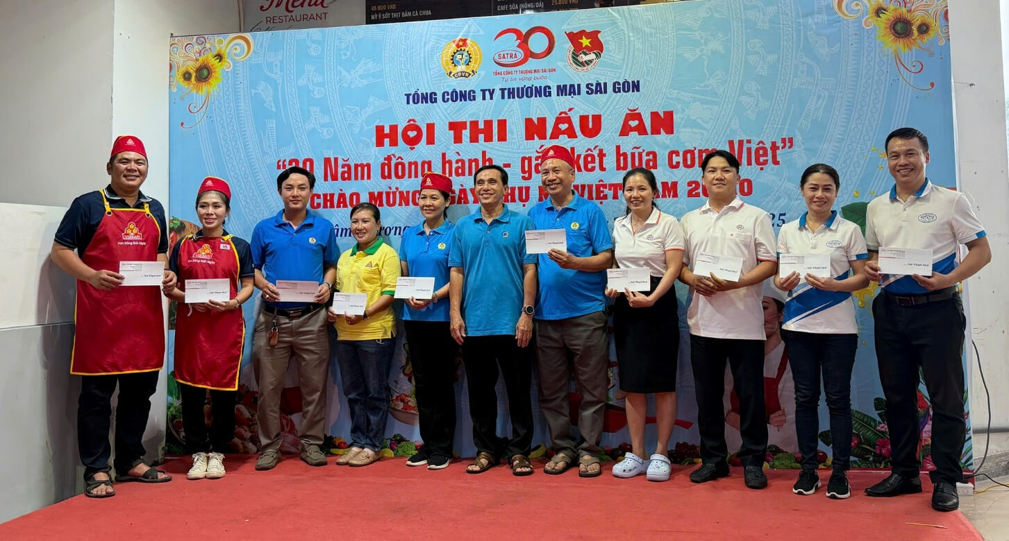 Công đoàn Công ty Bitahaco tham gia hội thi nấu ăn “30 năm đồng hành – Gắn kết bữa cơm Việt” chào mừng Ngày Phụ nữ Việt Nam 20/10