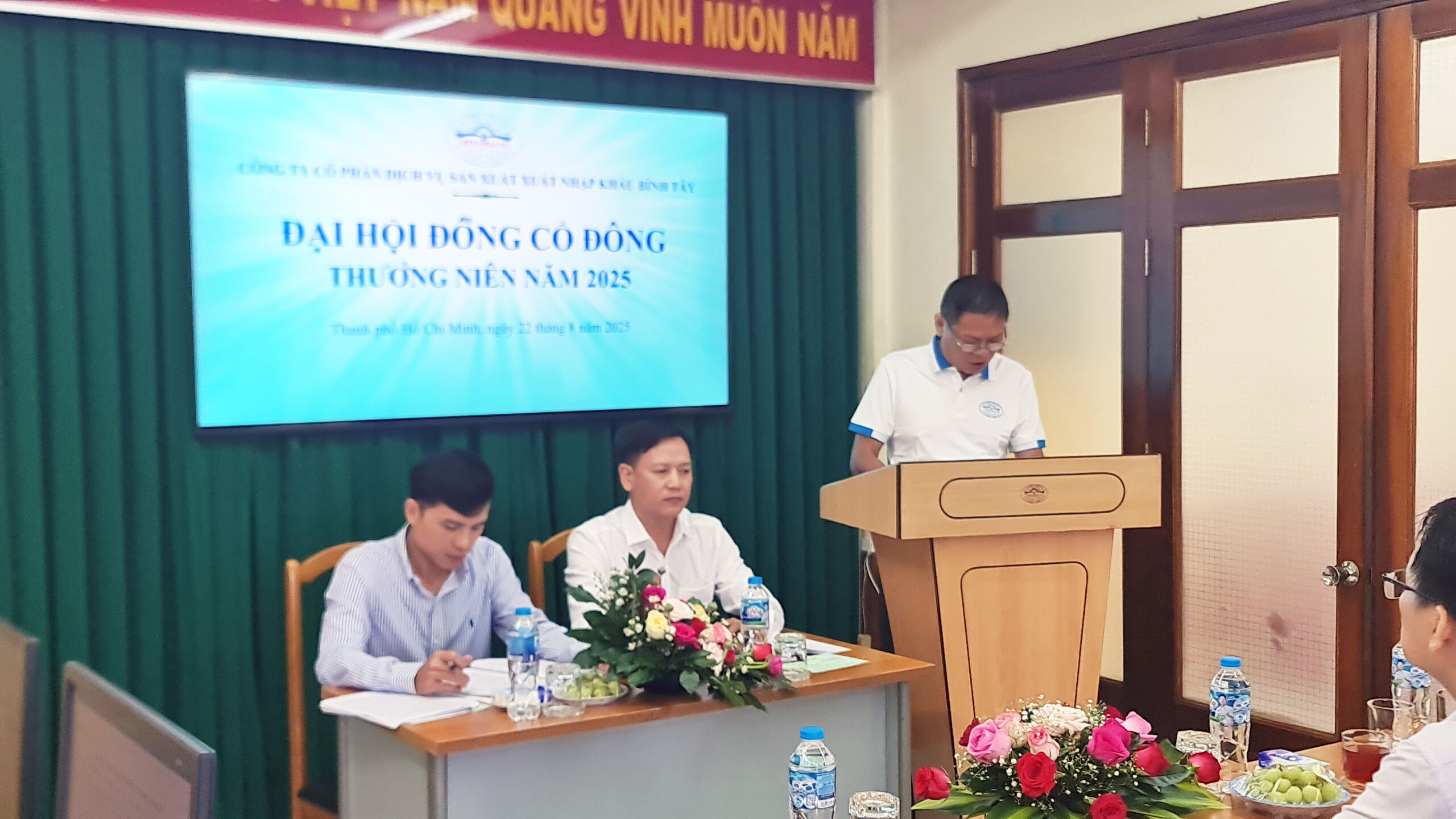 Đại hội đồng cổ đông Công ty Cổ phần Dịch vụ Sản xuất Xuất nhập khẩu Bình Tây (Bitahaco) năm 2025